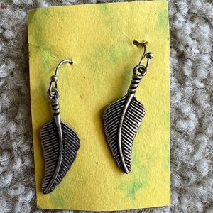 Feather earrings